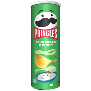 Pringles čips Sour Cream & Onion, 165 + 35 g gratis (200 g)