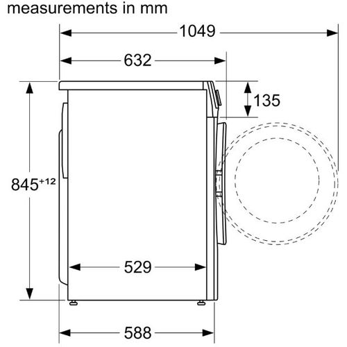 Bosch WGG14403BY Serija 6 Veš mašina, 9kg, 1400 rpm, EcoSilence Drive motor, AllergyPlus, Dubina 58.5 cm slika 8