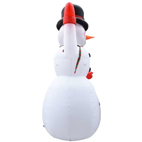 Božićni snjegović na napuhavanje LED IP44 600 cm XXL slika 27