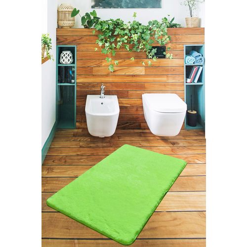 Havai - Green (70 X 120) Green Acrylic Bathmat slika 1