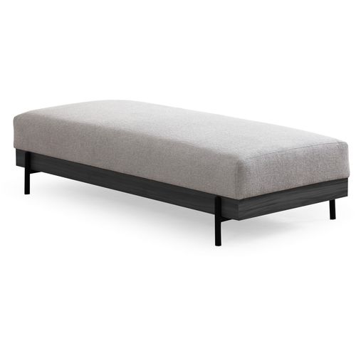 Atelier Del Sofa Tabure, Eti Black Pouffe - Grey slika 2