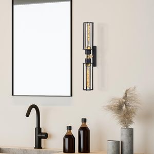 Zidna lampa Fellini - MR - 879 u crno-zlatnoj boji