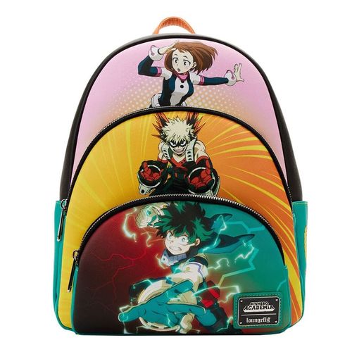 My Hero Academia Triple Pocket Scene Mini Backpack slika 1