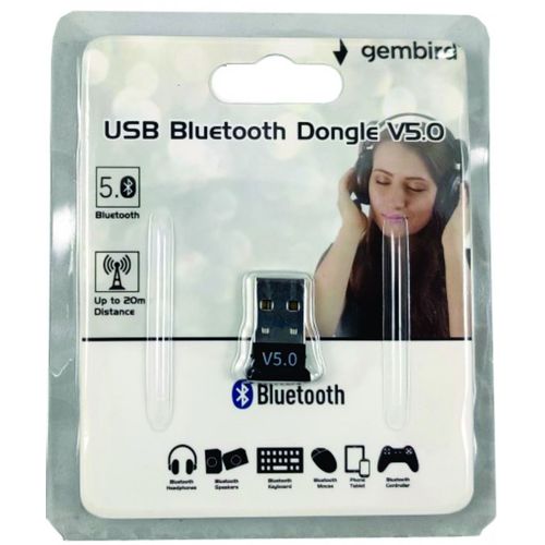 BTD-MINI8 ** Gembird USB2.0/3.0  Bluetooth dongle v5.0, 2.4Ghz 3MB/s(24Mbps) 8dBm 20m BR8651(399) slika 3