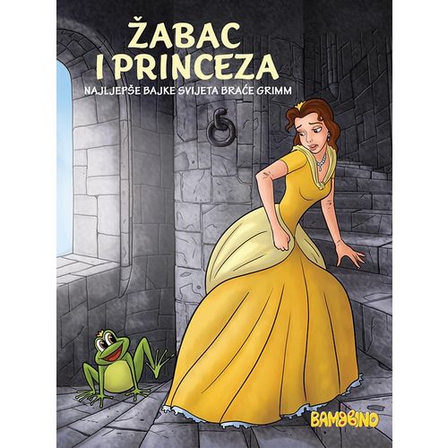 Žabac i princeza, bajka braće Grimm - iz serijala malih slikovnica slika 1