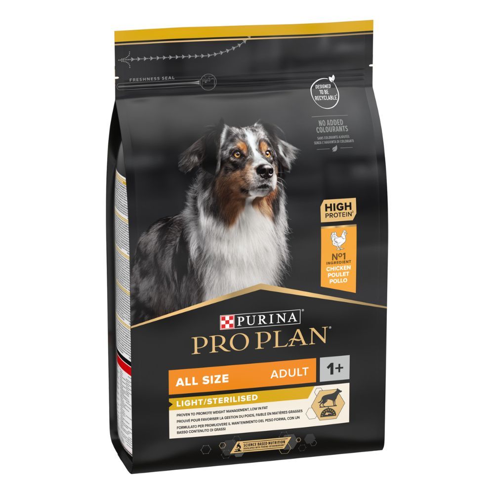 Pro Plan Adult light sterilised 3 kg slika 2