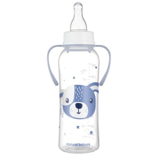 Canpol Babies Flašica Cute Animals Sa Ručkama 250Ml (11/845) - Blue slika 2