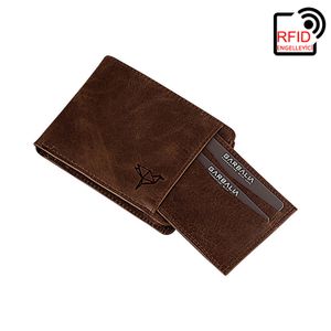 Kanguru - Muški Novčanik Smeđe Boje