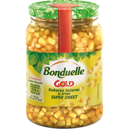 Bonduelle Gold Kukuruz šećerac 530g, ocjeđene mase 360g slika 1