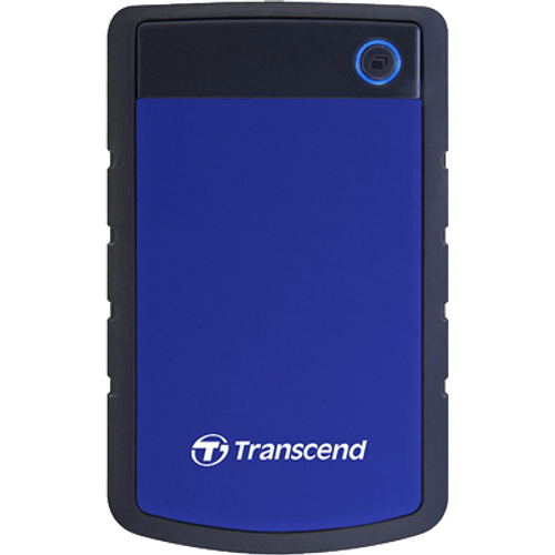 Transcend TS1TSJ25H3B External HDD 1TB, H3B , USB3.0, 2.5", Anti-shock system, Backup software, 216 gr, Black/Blue slika 1