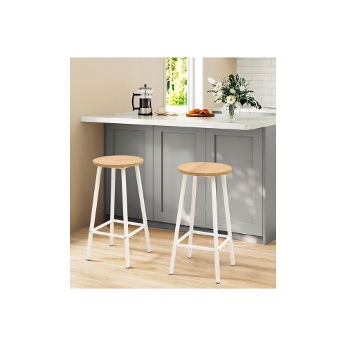 Mola Set 100 - Karina White White Bar Table & Stool Set (3 Pieces) slika 3