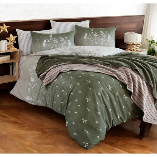 Posteljina HOME 160x220cm Green slika 1