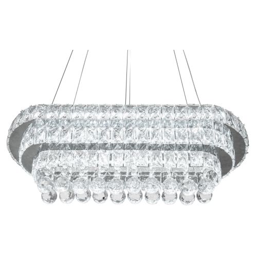 TOOLIGHT viseća stropna svjetiljka Crystal LED 102W Daljinski upravljač APP417-CP slika 11