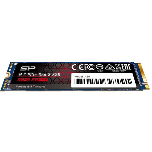 Silicon Power SP002TBP34A80M28 M.2 NVMe 2TB SSD, A80, PCIe Gen3x4, Read up to 3,400 MB/s, Write up to 3,000 MB/s, 2280 slika 4