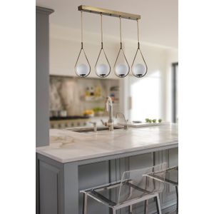 Damla 4 Lü Sıralı Beyaz Camlı Eskitme Sarkıt White
Copper Chandelier