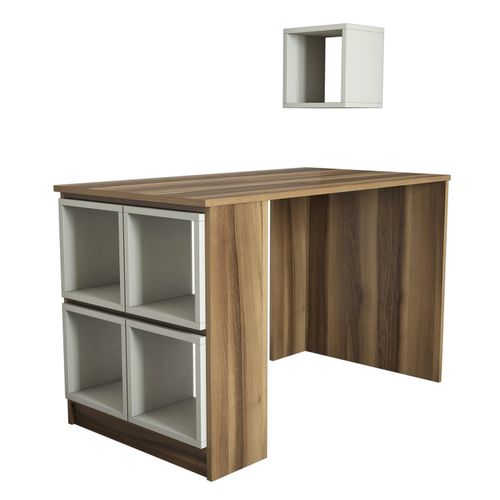 Woody Fashion Studijski stol, Box - Walnut, Cream slika 4