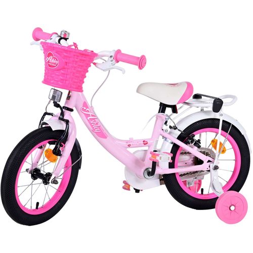 Volare Ashley dječji bicikl 14 inča roza s dvije ručne kočnice slika 9