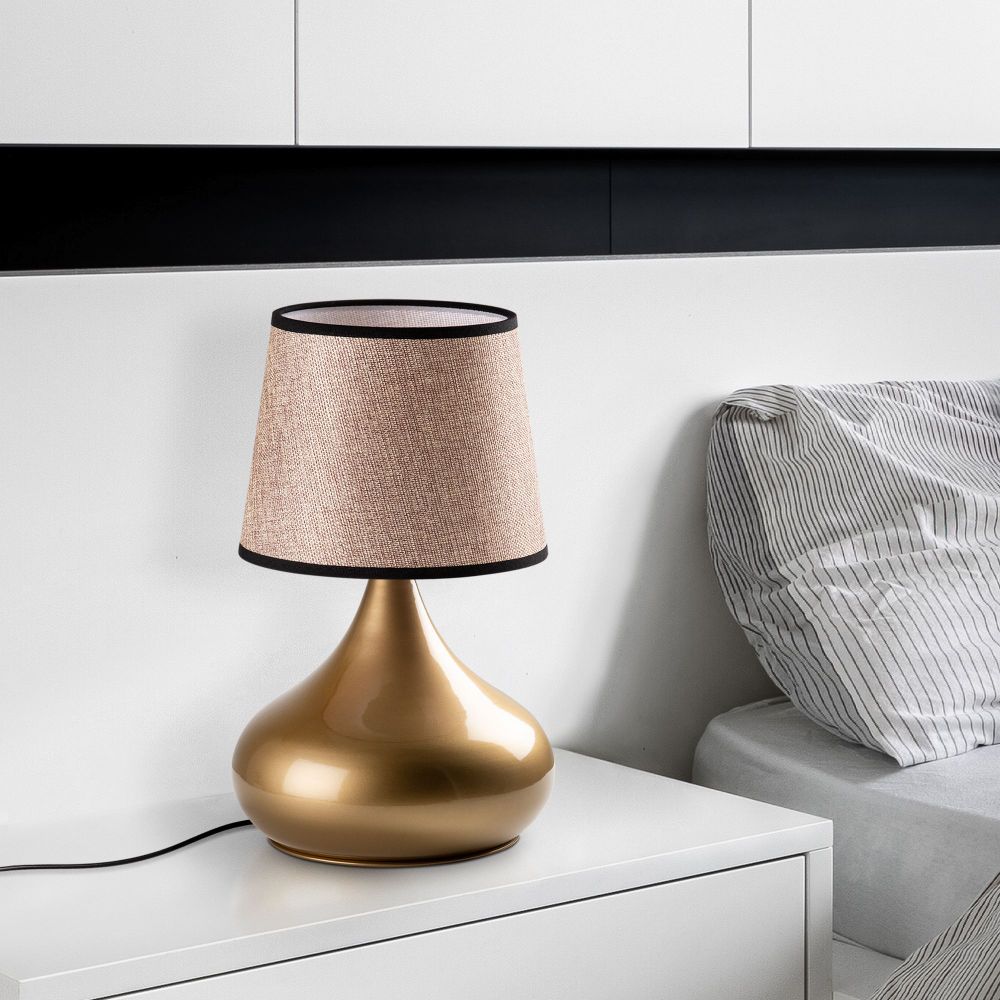 Bulbe - 15466 GoldBeige Stočna Lampa slika 2
