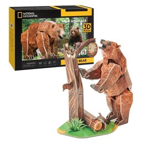 CBF210960 CUBICFUN PUZZLE BRAON MEDVJED