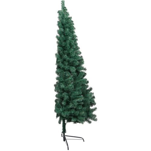 Umjetna polovica božićnog drvca LED s kuglicama zelena 240 cm slika 5