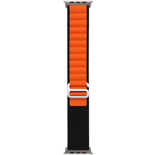 Smart Watch Alpine Loop Strap 44/45/49mm Black With Orange slika 1