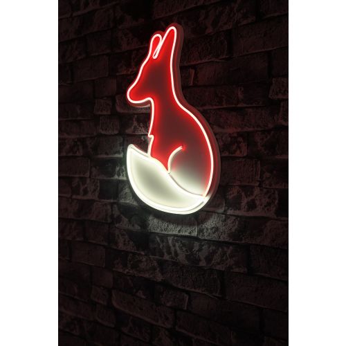 Wallity Ukrasna plastična LED rasvjeta, Fox - Red slika 1