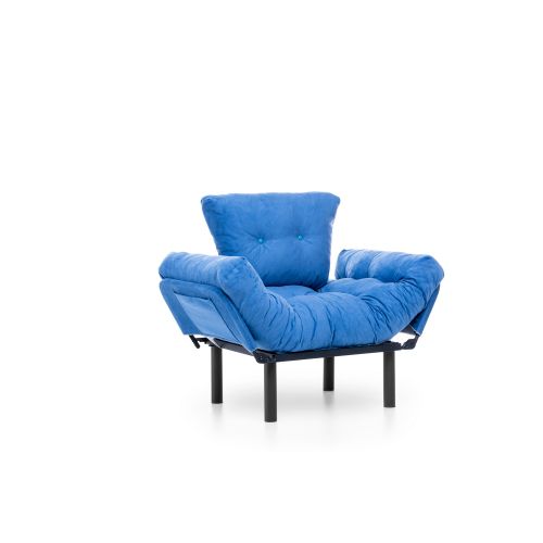 Atelier Del Sofa Fotelja, Plava, Nitta Single - Blue slika 4