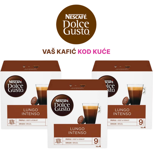 Nescafe Dolce gusto kapsule za kafu Lungo intenso set 3 kom slika 1