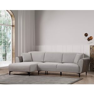 Aren Left - Grey Grey Corner Sofa-Bed