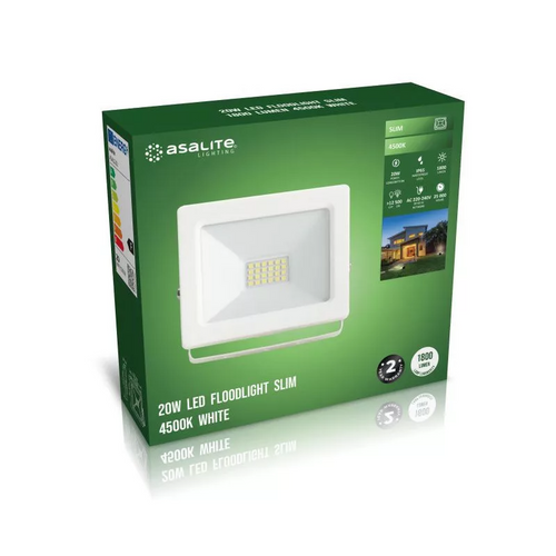 Asalite LED reflektor bijeli Slim 20W 4500K (1800 lumena) slika 6