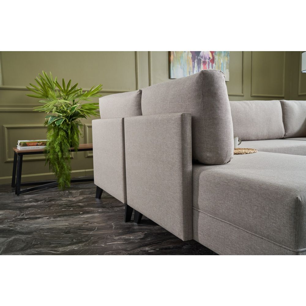 Efsun - Krem Ugao Sofa na Razvlačenje slika 3