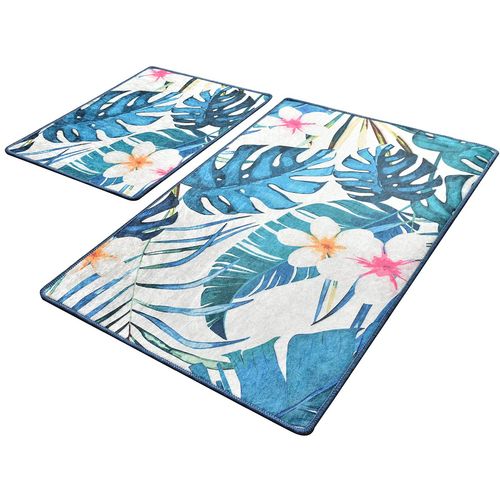 Exotic Multicolor Bathmat Set (2 Pieces) slika 2