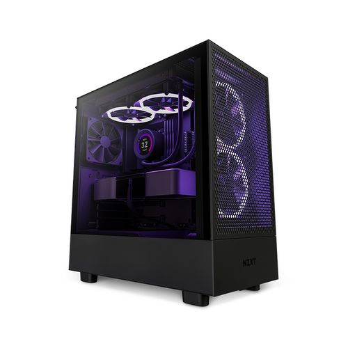 NZXT H5 Flow Gaming kućište crno (CC-H51FB-01) slika 1