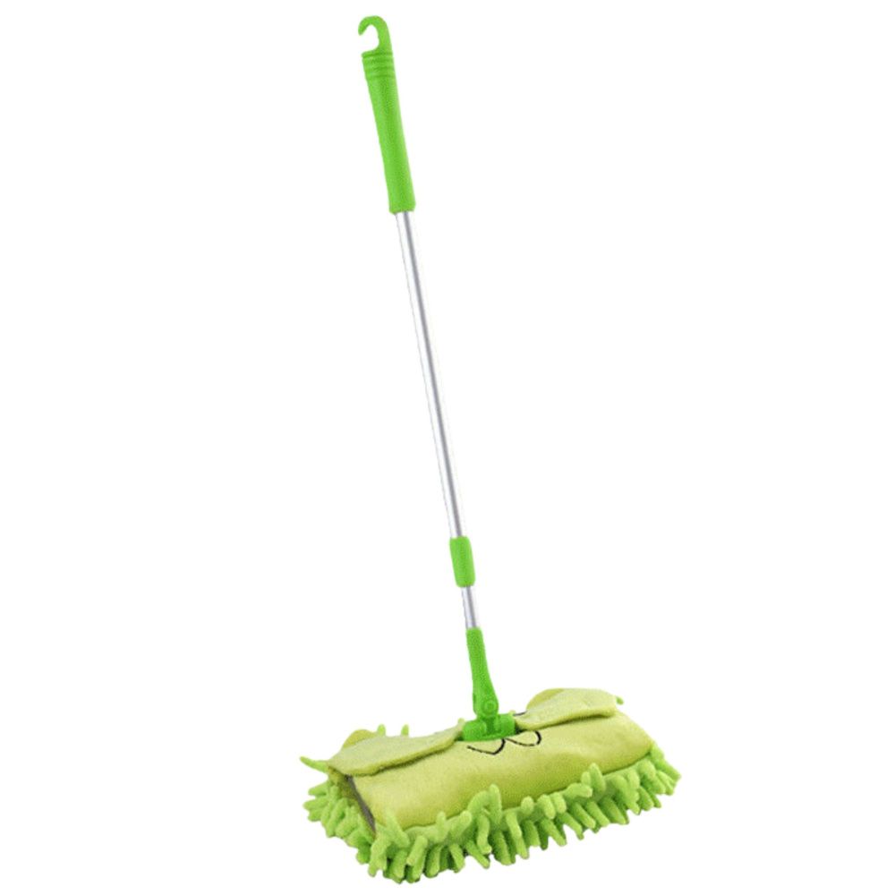 Dječji mop s teleskopskom ručkom, boja životinjskog zelenog slika 3