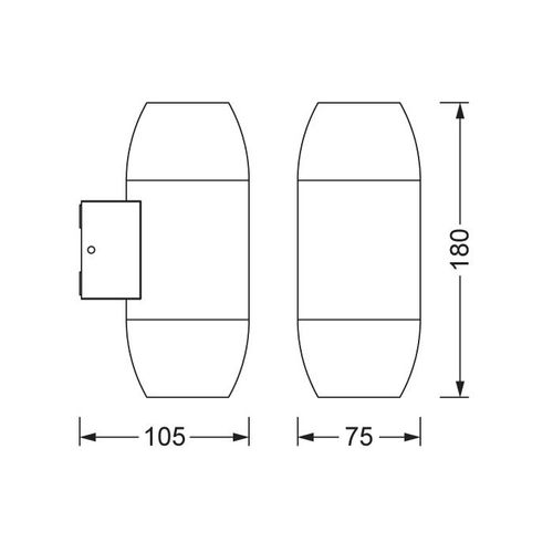 Dekorativna fasadna lampa CANNON GU10 slika 3