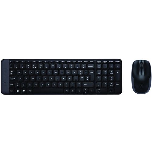 Logitech bežični combo set miš i tastatura MK220 - EER - US International slika 1