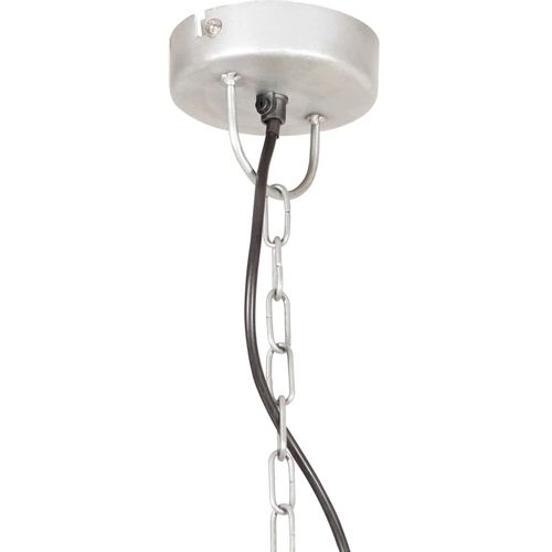 Industrijska viseća svjetiljka 25 W srebrna okrugla 41 cm E27 slika 6