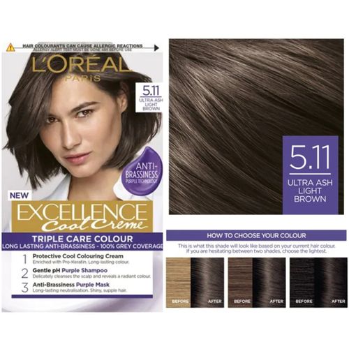 L'Oreal Excellence Farba Za Kosu 5.11 Ultra Ash Light Brown slika 2