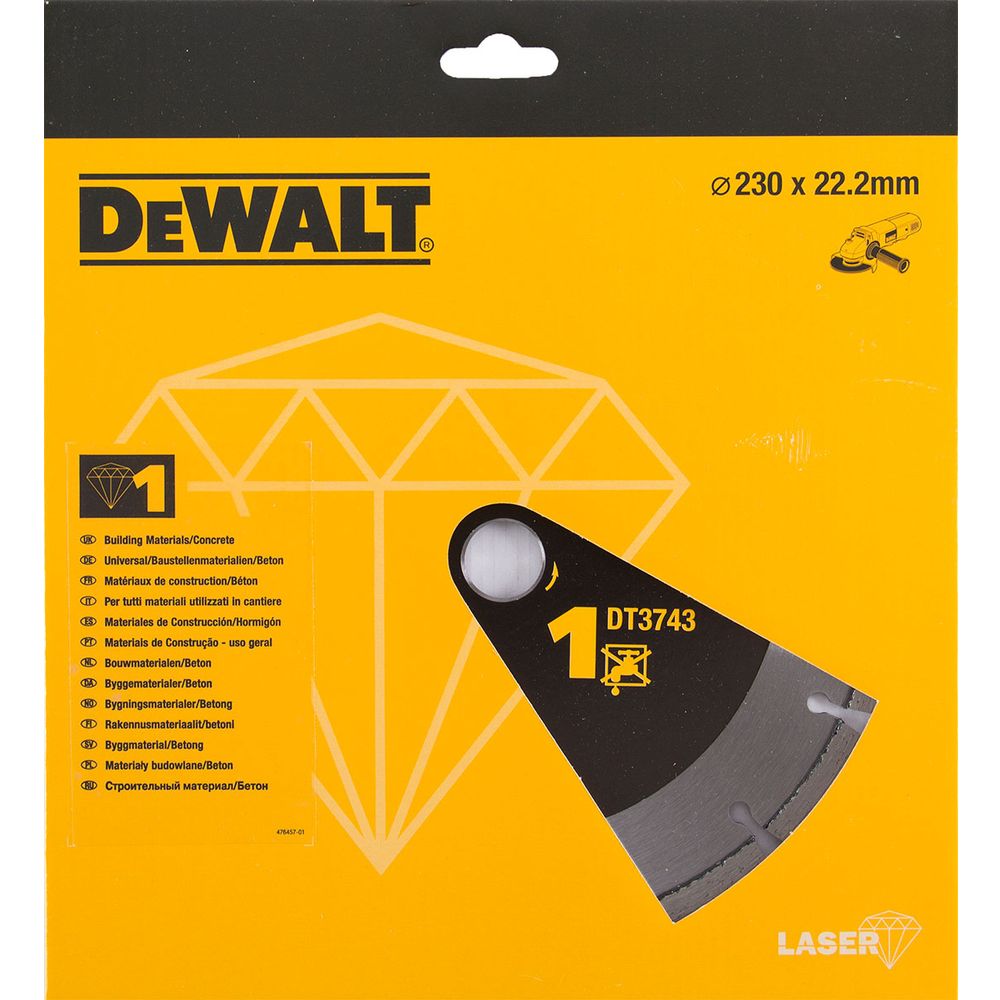REZNA PLOČA DIAMANTNA 230MM Dewalt DT3743 slika 1