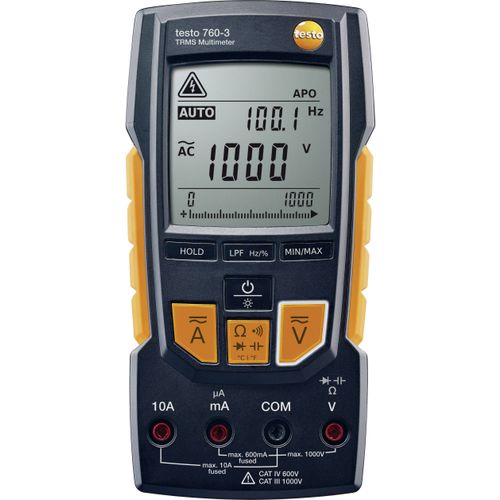 testo 760-3 ručni multimetar  digitalni  CAT III 1000 V, CAT IV 600 V Zaslon (brojevi): 6000 slika 6