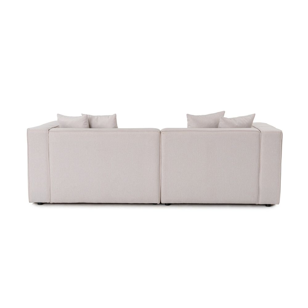 Mora XL Kutna Sofa Desna (L1-CHLRight) - Ecru slika 5