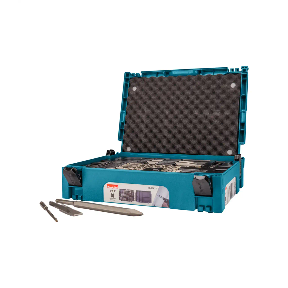 Makita - Set burgija i dlijeta 17-dijelni u MAKPAC koferu B-53877 slika 4