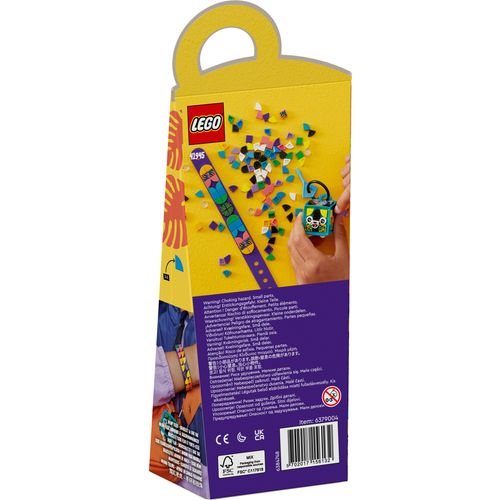 LEGO® DOTS 41945 narukvica i privjesak za torbu neonski t slika 6