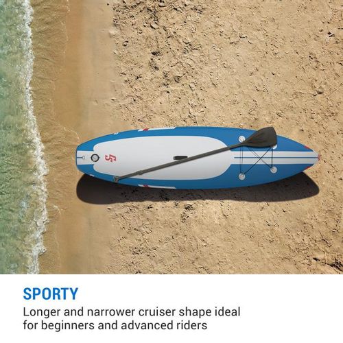 Capital Sports Lanikai Cruiser 9.8 daska za veslanje na napuhavanje, plavi prugasti slika 2