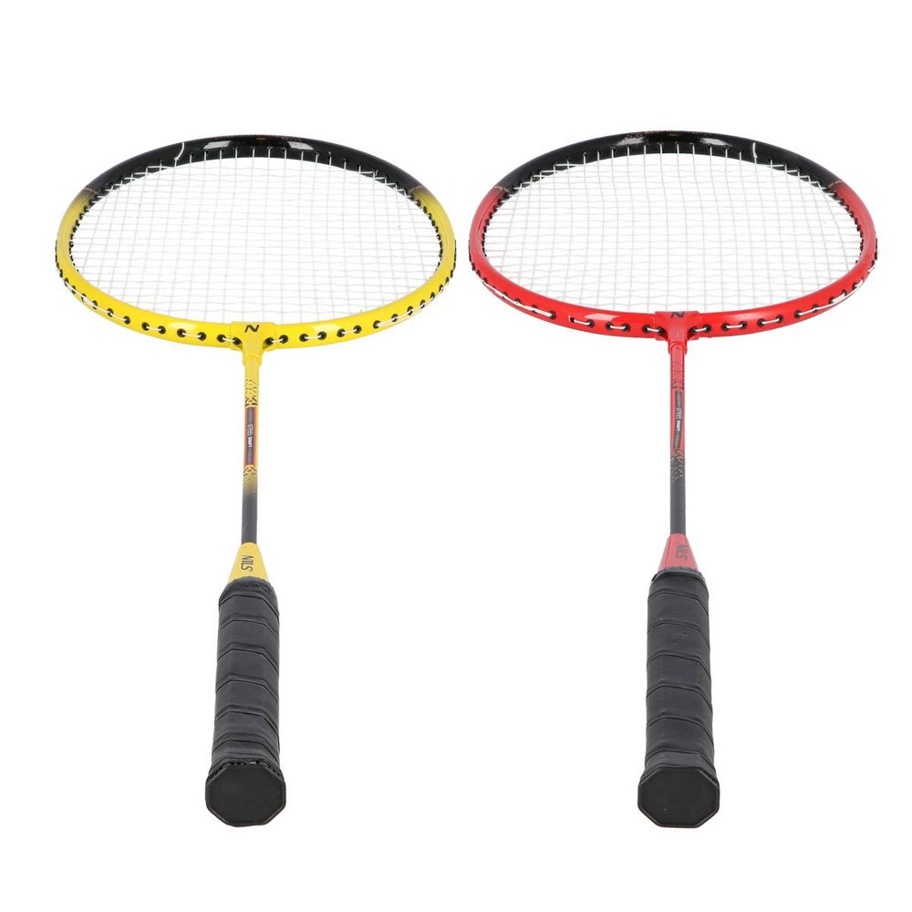 Nrz264 aluminijski / badminton set 4 rakete + 3 perja za loptice + mreža 600x60cm + navlaka nils slika 3