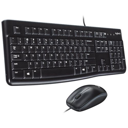 Logitech žičani combo set miš i tastatura MK120 - EER - US International layout_ slika 2