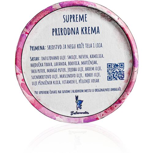 Supreme prirodna krema za bebe i odrasle 80g slika 4