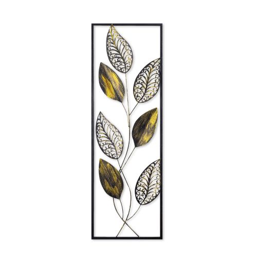 Wallity Metalna zidna dekoracija, Metal Art Leaf slika 1