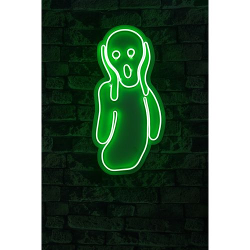 Wallity Ukrasna plastična LED rasvjeta, Scream - Green slika 2