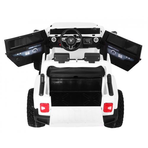 Auto na akumulator Mighty 4x4 -DVOSJED - bijeli slika 3